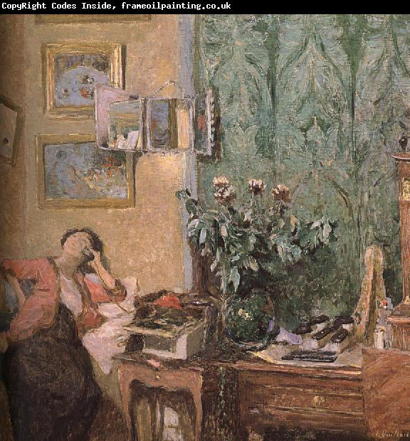 Edouard Vuillard Mrs. Black s call